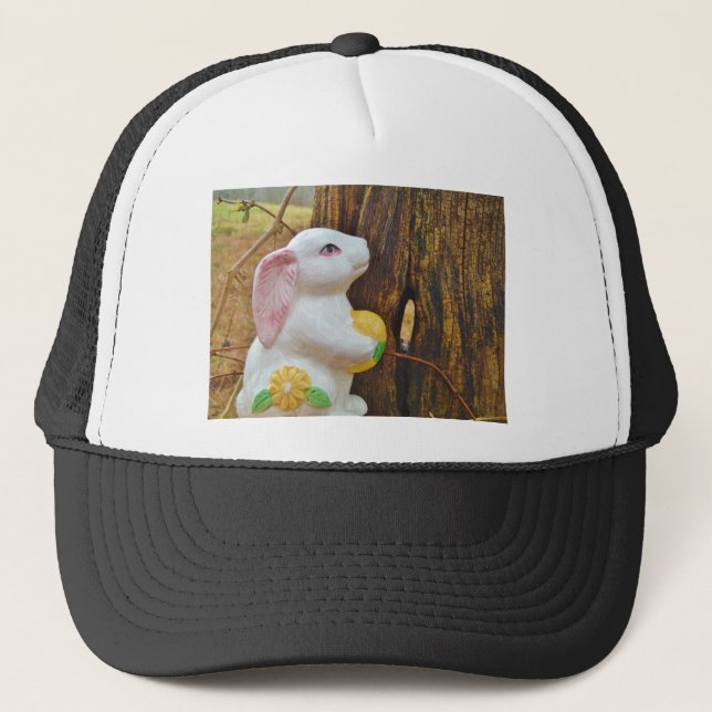 Country Easter Bunny Trucker Hat (Front)