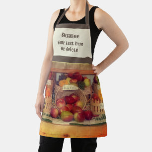 Country Fair Fruit Display Personalised Apron