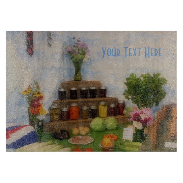 Country Fair Harvest Display Cutting Board (Front)