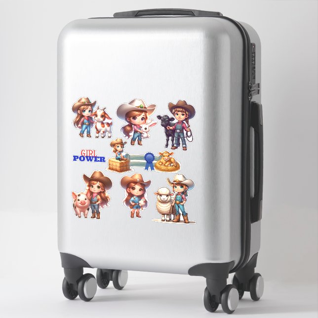 Country Fair Livestock Show Little Cowgirl (Suitcase)
