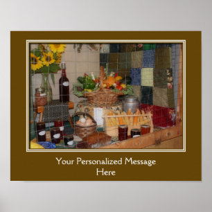 Country Fair Produce Prize Personalised Poster