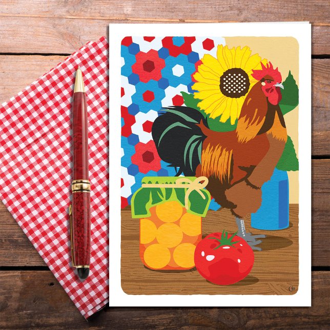 Country Fair Still Life Blank Card (Creator Uploaded)