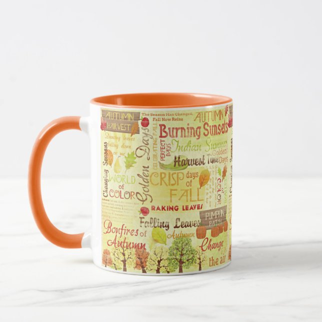 Country Fall Days Seasonal Mug (Left)