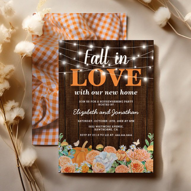 Country Fall Housewarming Party Invitation (Creator Uploaded)