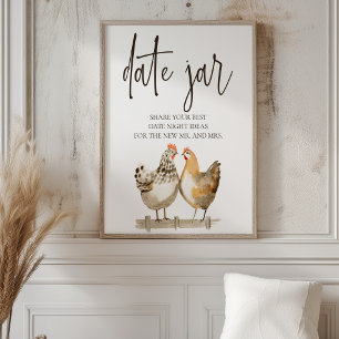 Country Farm Chicken Date Night Idea Sign