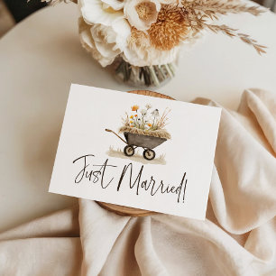 Country Farm Chicken Wedding Just Married