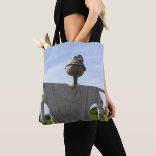 Country Farm Garden Scarecrow Tote Bag
