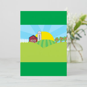 Country Farm Invitation