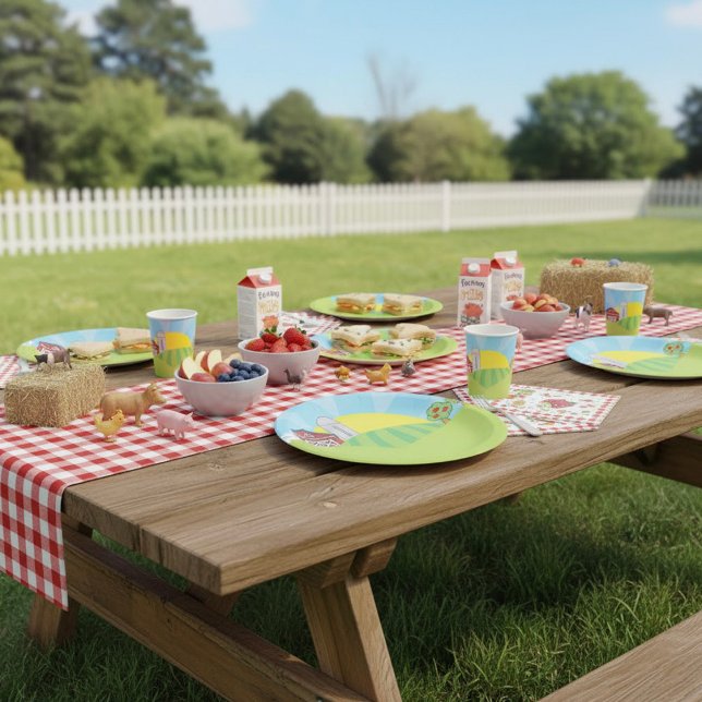 Country Farm Paper Plates (Creator Uploaded)