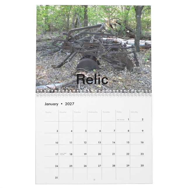 Country, Farm, Ranch and Rural - 2012 Calendar (Jan 2027)