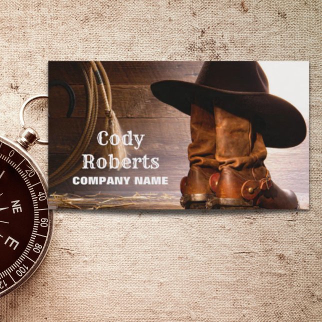 country farm rancher equestrian cowboy western business card (country farm rancher equestrian cowboy western business card)