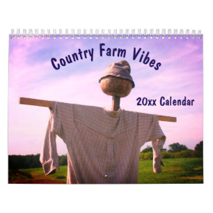 Country Farm Vibes Calendar