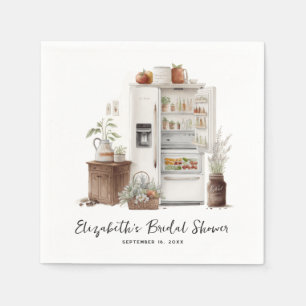Country Farmhouse Kitchen   Bridal Shower Napkin