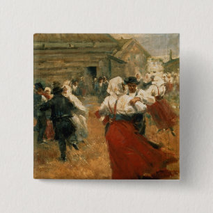 Country Festival, 1890s 15 Cm Square Badge