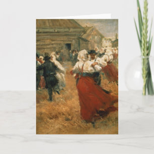 Country Festival, 1890s Card