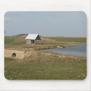 Country Fishing Hole Mouse Pad