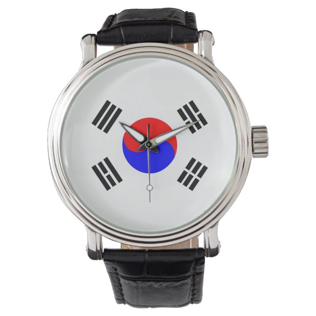 country flag south korea watch (Front)