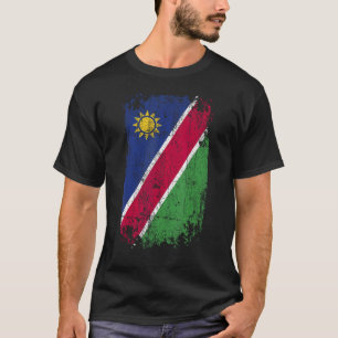 Country Flag Souvenir Grunge Flag Namibia T-Shirt