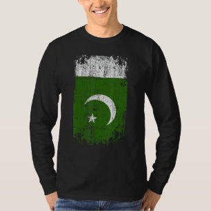 Country Flag Souvenir Grunge Flag Pakistan T-Shirt
