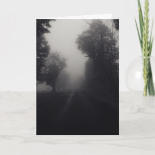 country fog holiday card