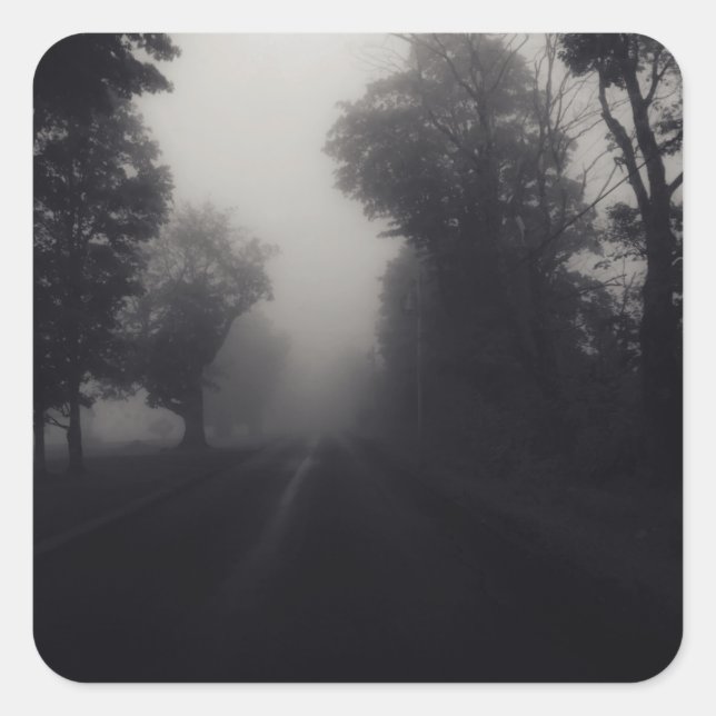 country fog square sticker (Front)