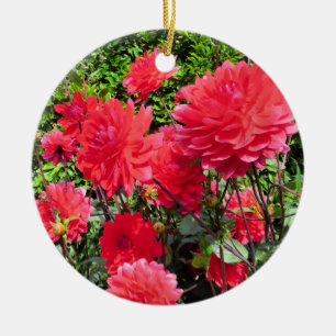 COUNTRY GARDEN FLOWERS CERAMIC ORNAMENT