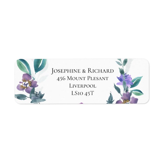 Country Garden, Foliage Return Address Return Address Label (Front)