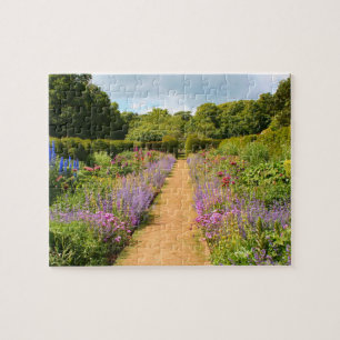 Country garden, Isle of Wight, England Jigsaw Puzzle