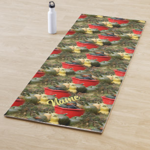 Country Garden Squash Nature Personalised Yoga Mat