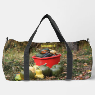 Country Garden Squash Personalised Large Duffle Bag