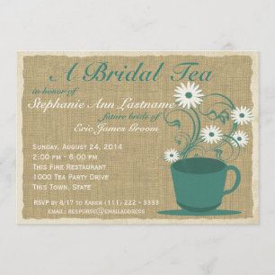 Country Garden Tea Party Invitation