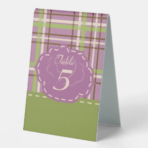 Country Garden Wedding Table Tent Sign