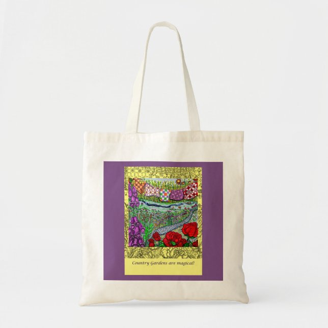 Country Gardens Are Magical Tote Bag (Front)