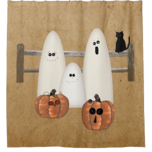 Country Ghosts Shower Curtain