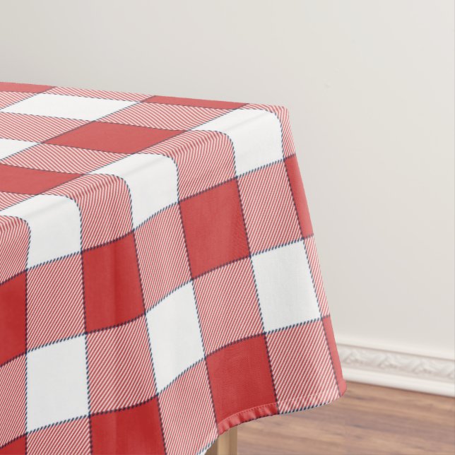 Country Gingham Pattern  Tablecloth (In Situ)