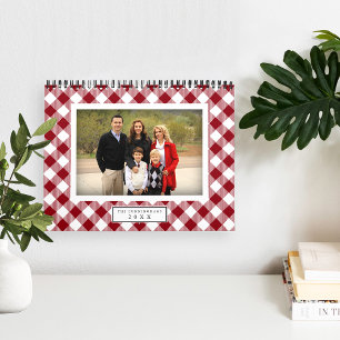 Country Gingham Photo Calendar