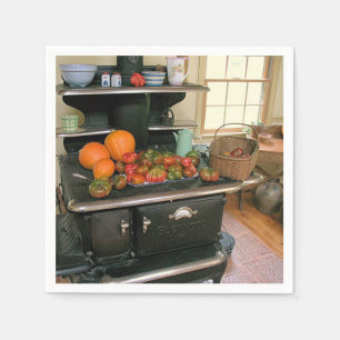 Country Glenwood Harvest Stove Paper Napkin