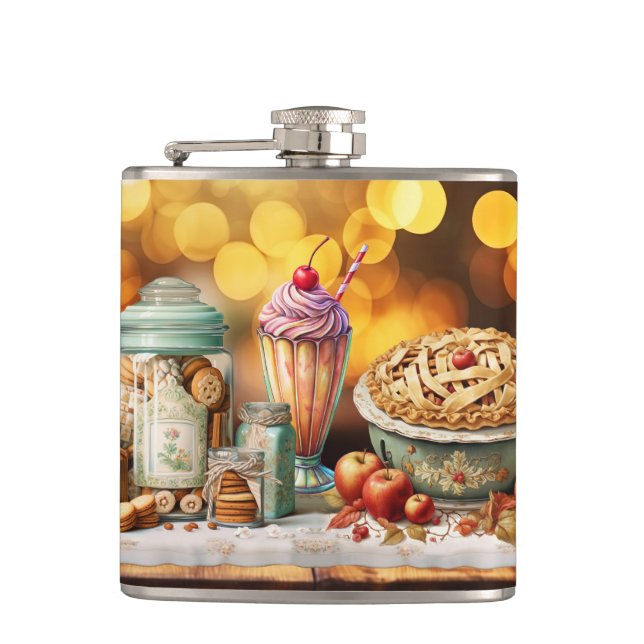 Country Goodies Hip Flask (Front)