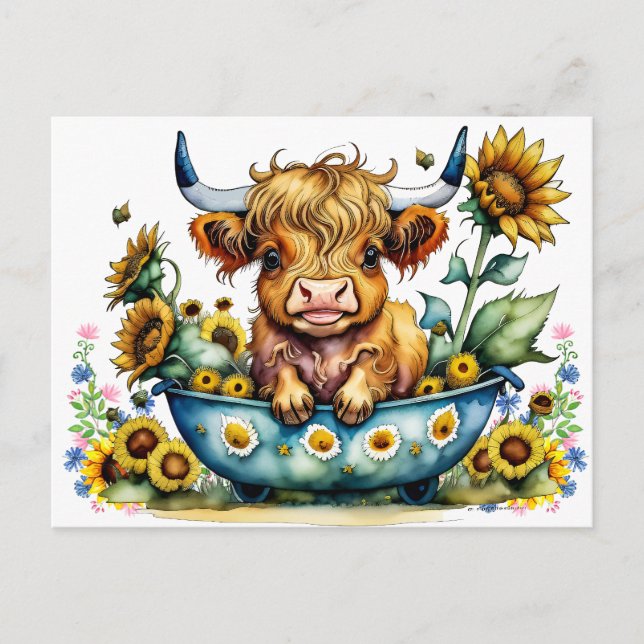 Country Greeting Postcard (Front)