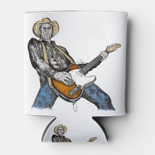 Country Guitar Can Cooler (Front)
