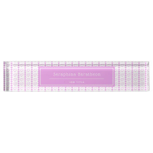 Country Heart Stripe Pattern Personalised Nameplate