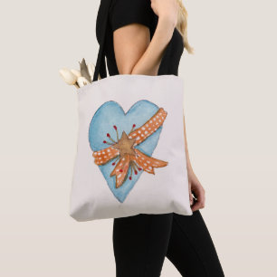 Country Heart Tote Bag