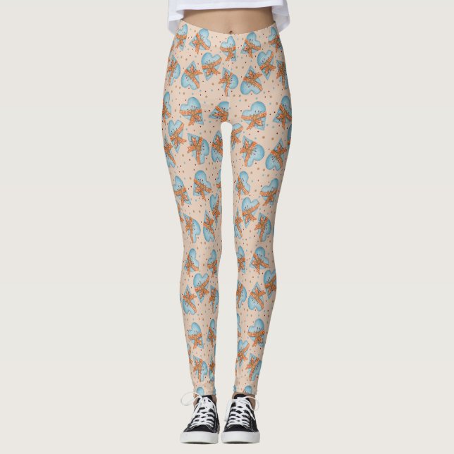 Country Hearts And Polka Dots Leggings (Front)