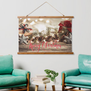 Country holiday hanging tapestry