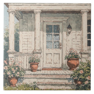 Country Home Porch Ceramic Tile