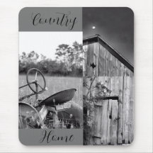"Country Home" Tractor Barn Collage
