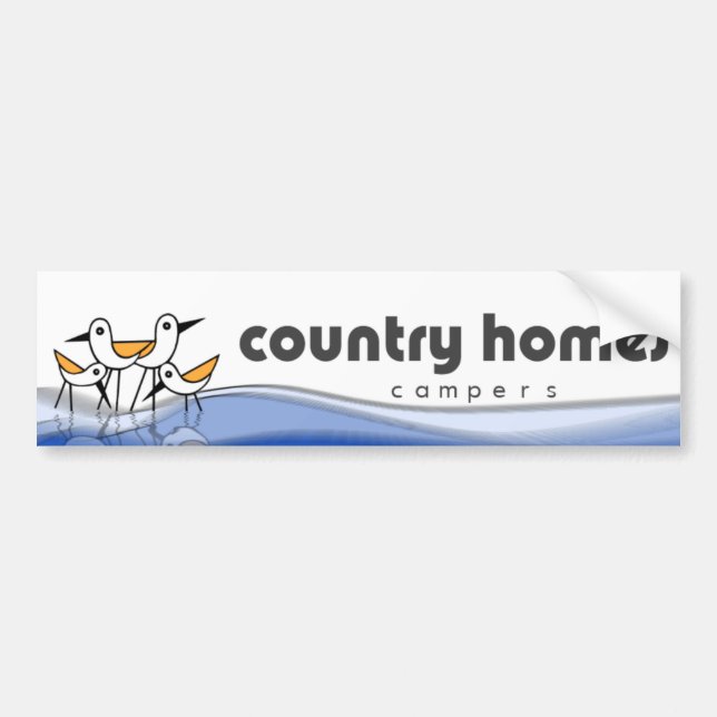 Country Homes Campers Bumper Sticker (Front)