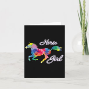 Country Horse Girl Riding Horses Horseck Rider Equ Card