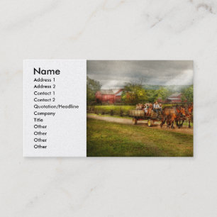 Country - Horse - Life's Pleasures Business Card