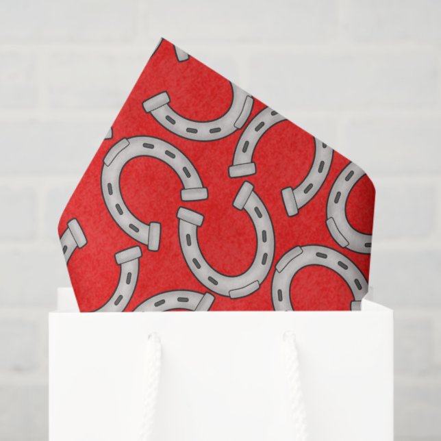 Country Horse show pattern tissue paper (Gift Bag)